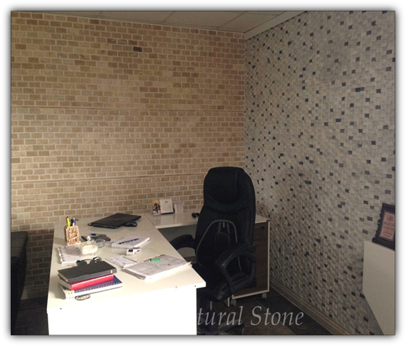 Travertine & Marble Mosaic Walls- DBM026 & DBM029